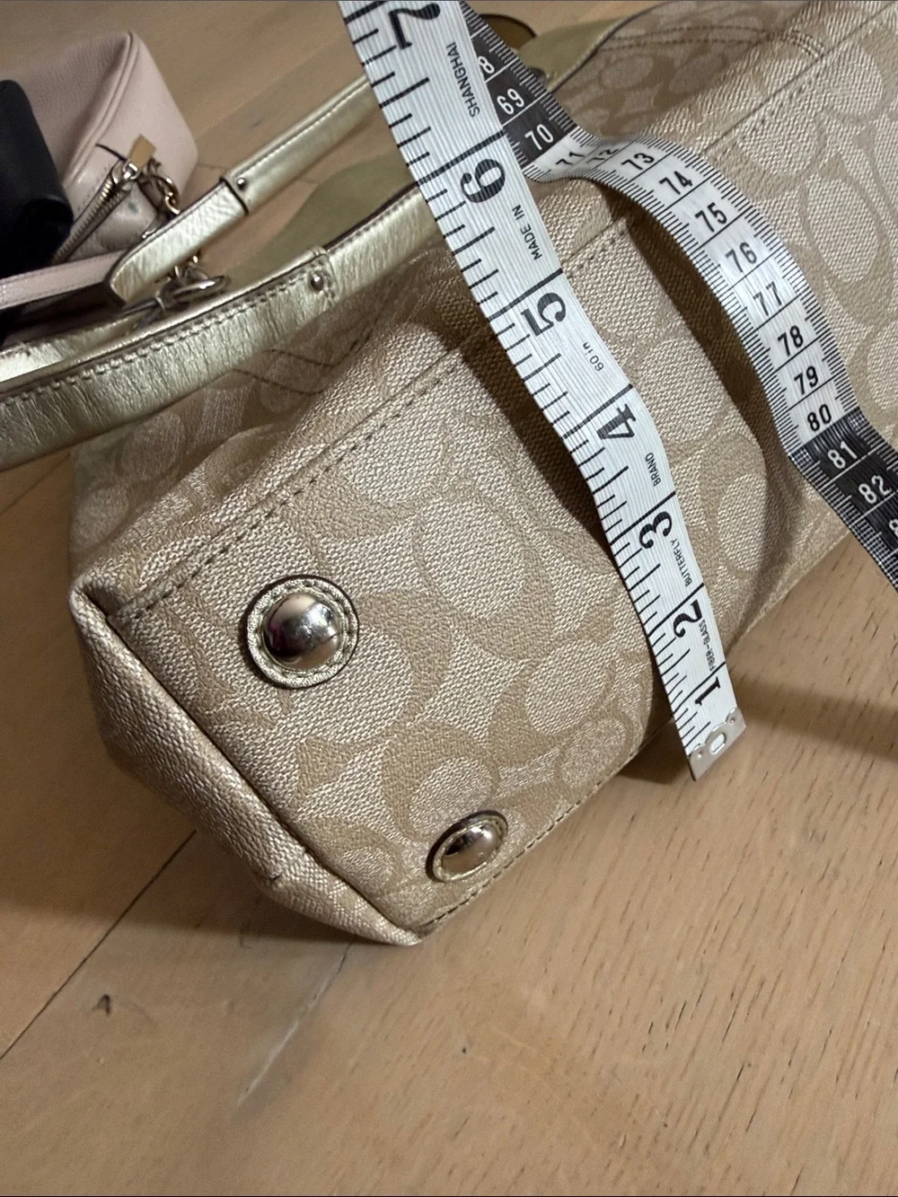 Coach Signature Canvas bag and wallet